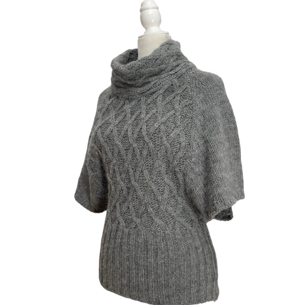 Twins Made in Italy Wool Alpaca Italian Sweater Cable knit - Picture 3 of 10